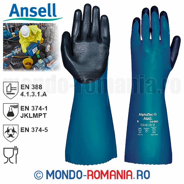 Manusi antichimice ANSELL AlphaTec 04-005